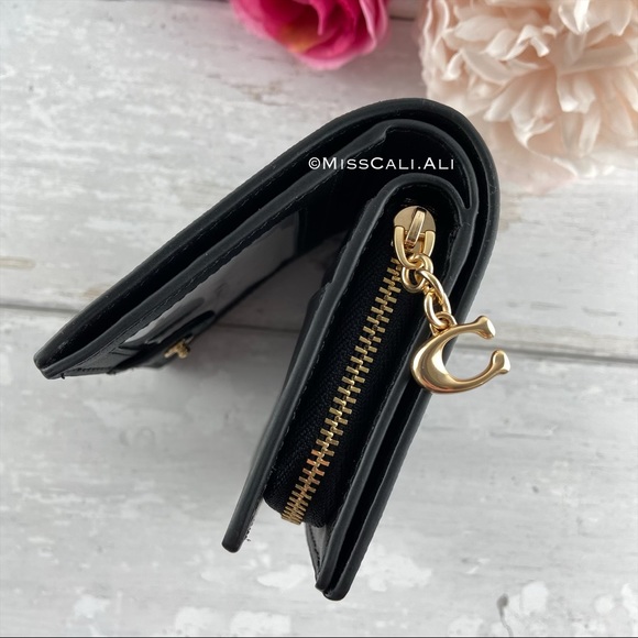 NWT COACH X Peanuts Snap Wallet In Signature Canvas With Woodstock Print - Picture 7 of 16